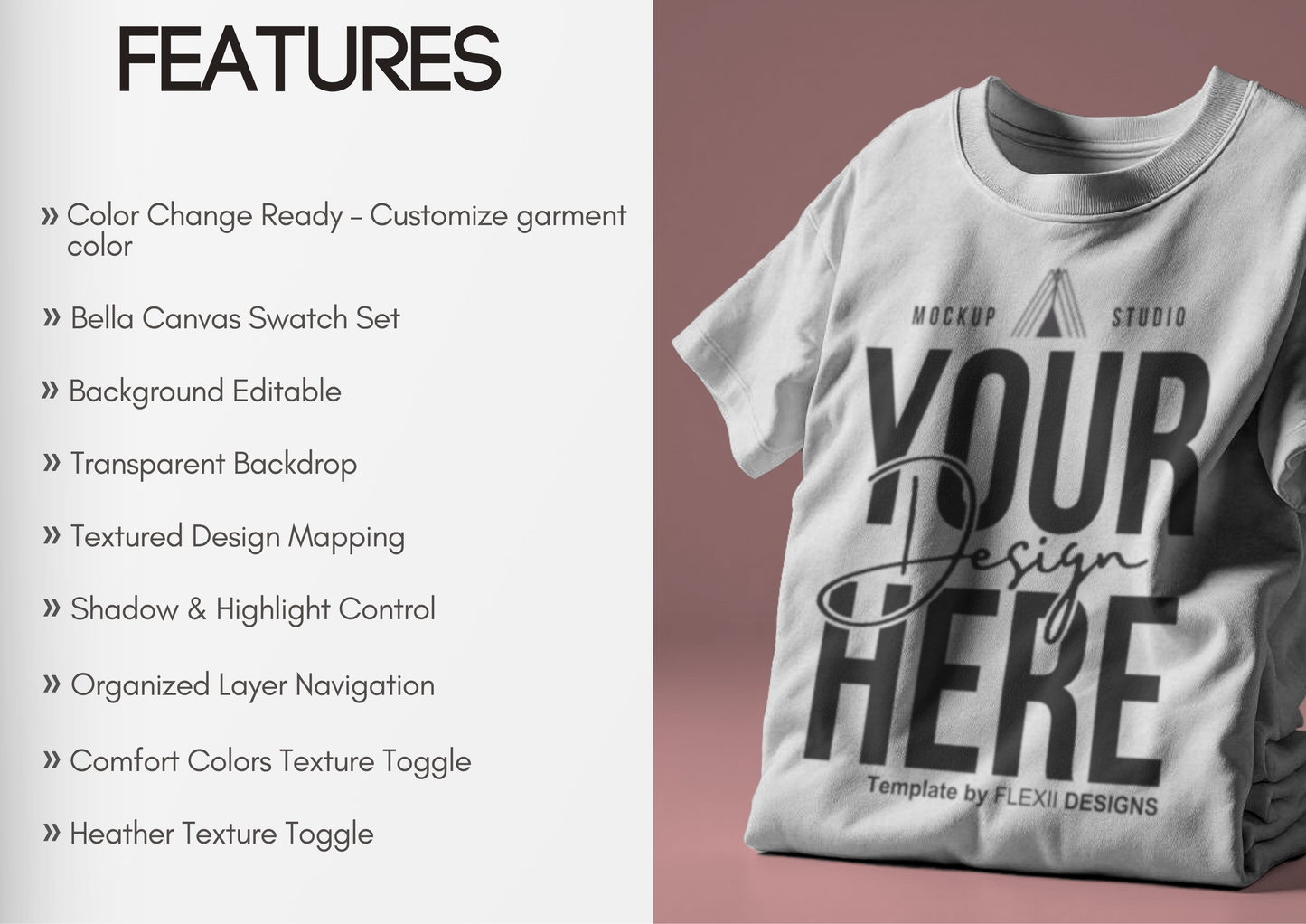 Floating T-Shirt Mockup | Storefront Photography PSD Template