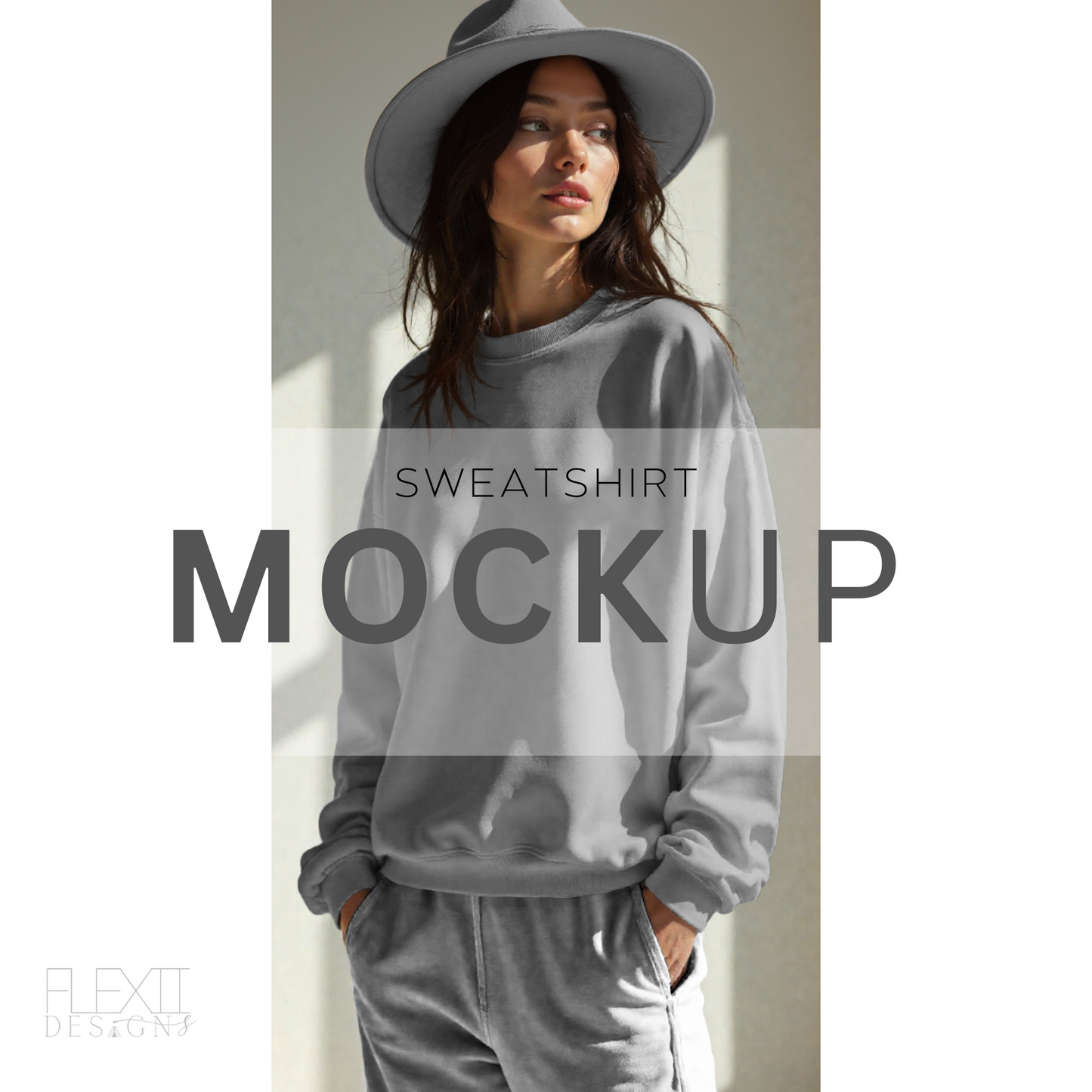 Crewneck Sweatshirt Mockup ·M10·