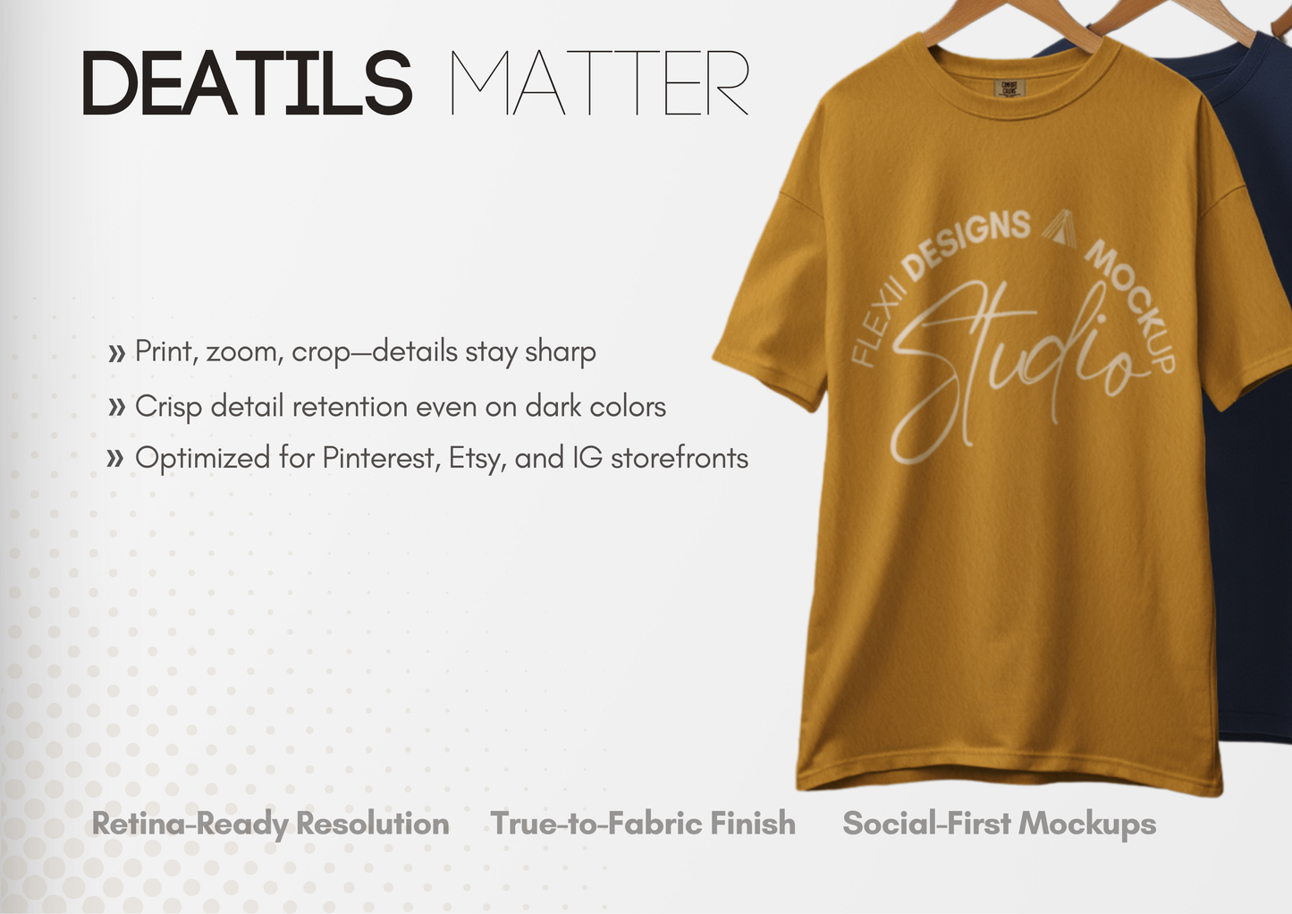 Hanging T-Shirt Mockup | Comfort Colors 1717 | PSD Template
