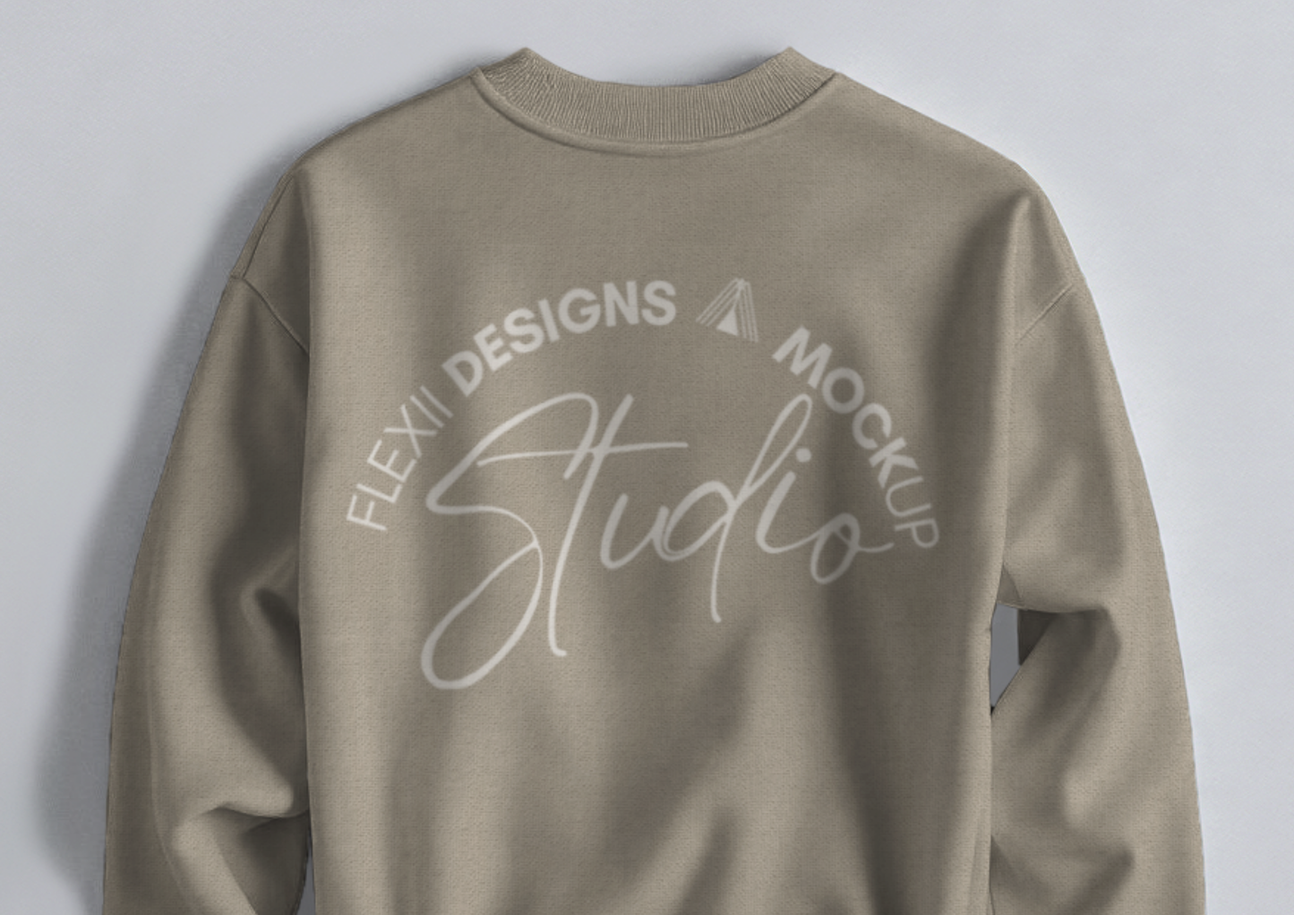 Gildan 18000 Mockup | Back View Flatlay Sweatshirt | PSD for Etsy, POD & Shopify