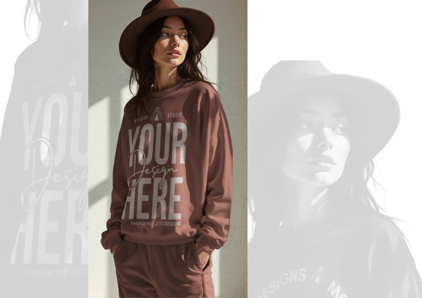 Crewneck Mockup | Boho Pullover PSD Template | Pinterest Mockup