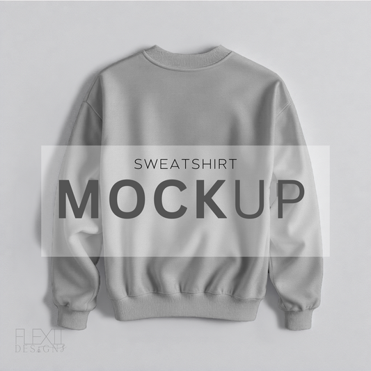 Sweatshirt Mockup Back Side V.11