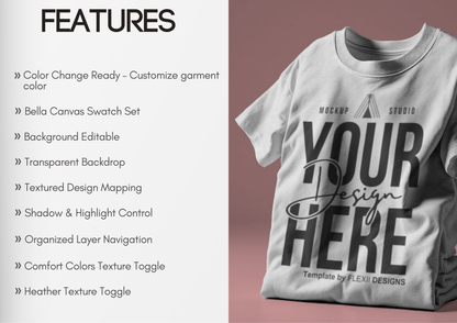 Floating T-Shirt Mockup | Storefront Photography PSD Template