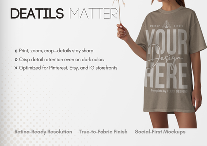 American Summer Tee Mockup | PSD for Etsy, Shopify & Pinterest