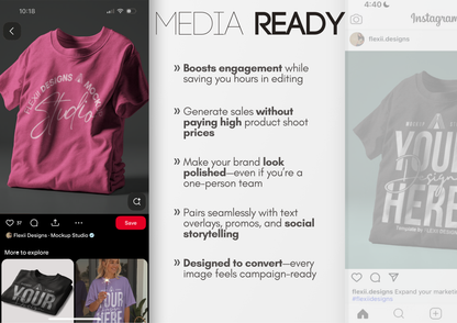 Floating T-Shirt Mockup | Storefront Photography PSD Template