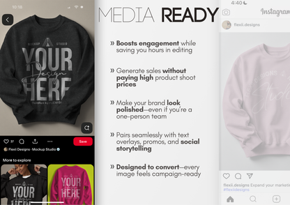 Gildan 18000 Sweatshirt Mockup | Front Flatlay PSD for Etsy, POD & Shopify