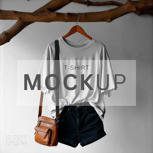 Oversized T-Shirt Mockup V.15