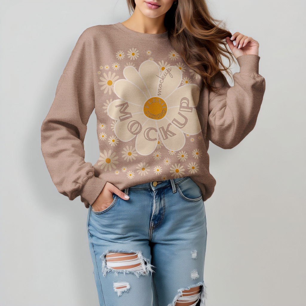 ·M5· Crewneck Pullover Mockup