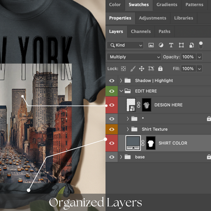Knot Tee Mockup V7