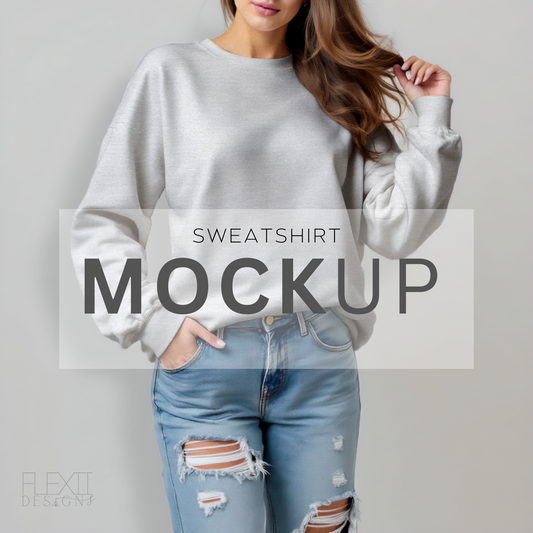 Crewneck Pullover Mockup ·M5·