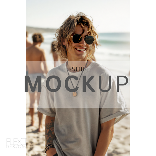 ·M1· Oversized Tee Mockup