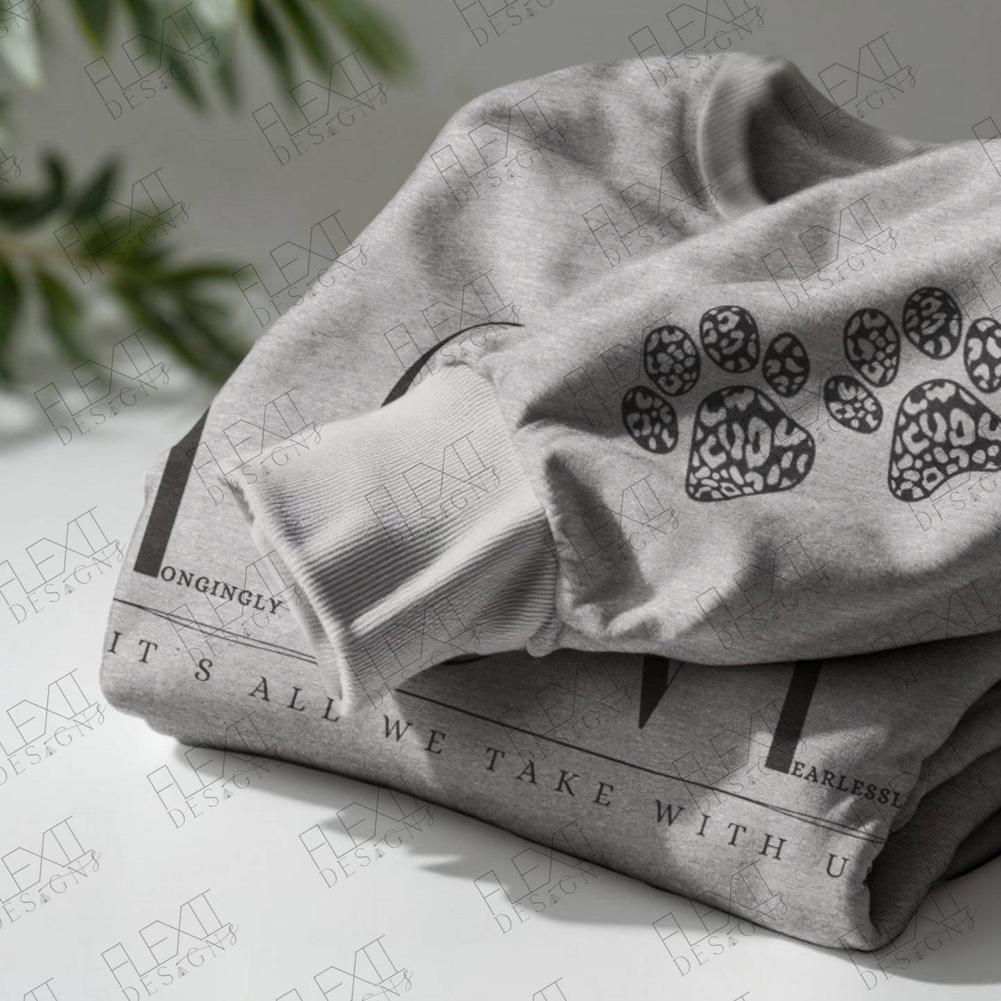 Sweatshirt + Sleeve Mockup V.13